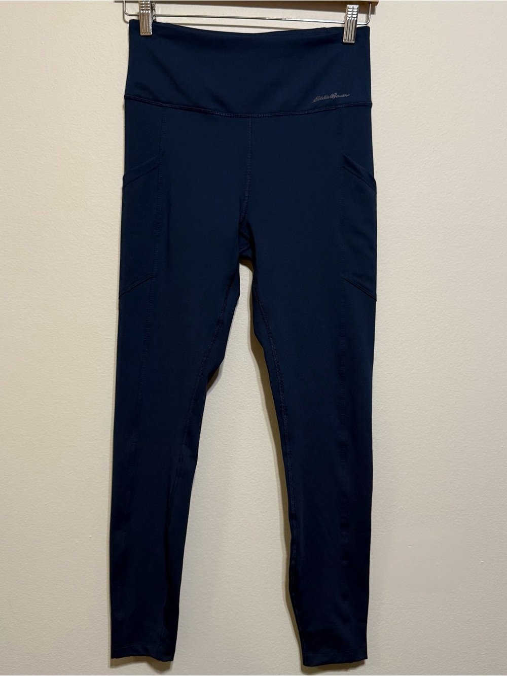 Eddie Bauer Navy Blue Pocket Legging 27 inch Inseam Women S